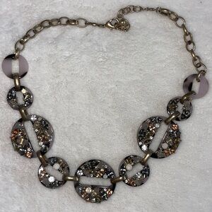 Sparkly Resin Statement Necklace